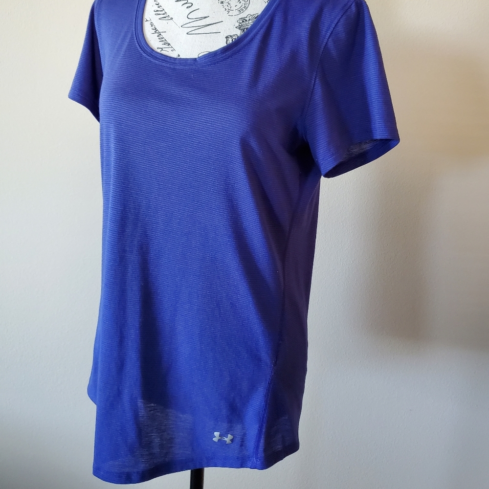 Purple Under Armour Tee Shirt - Picture 3 of 4
